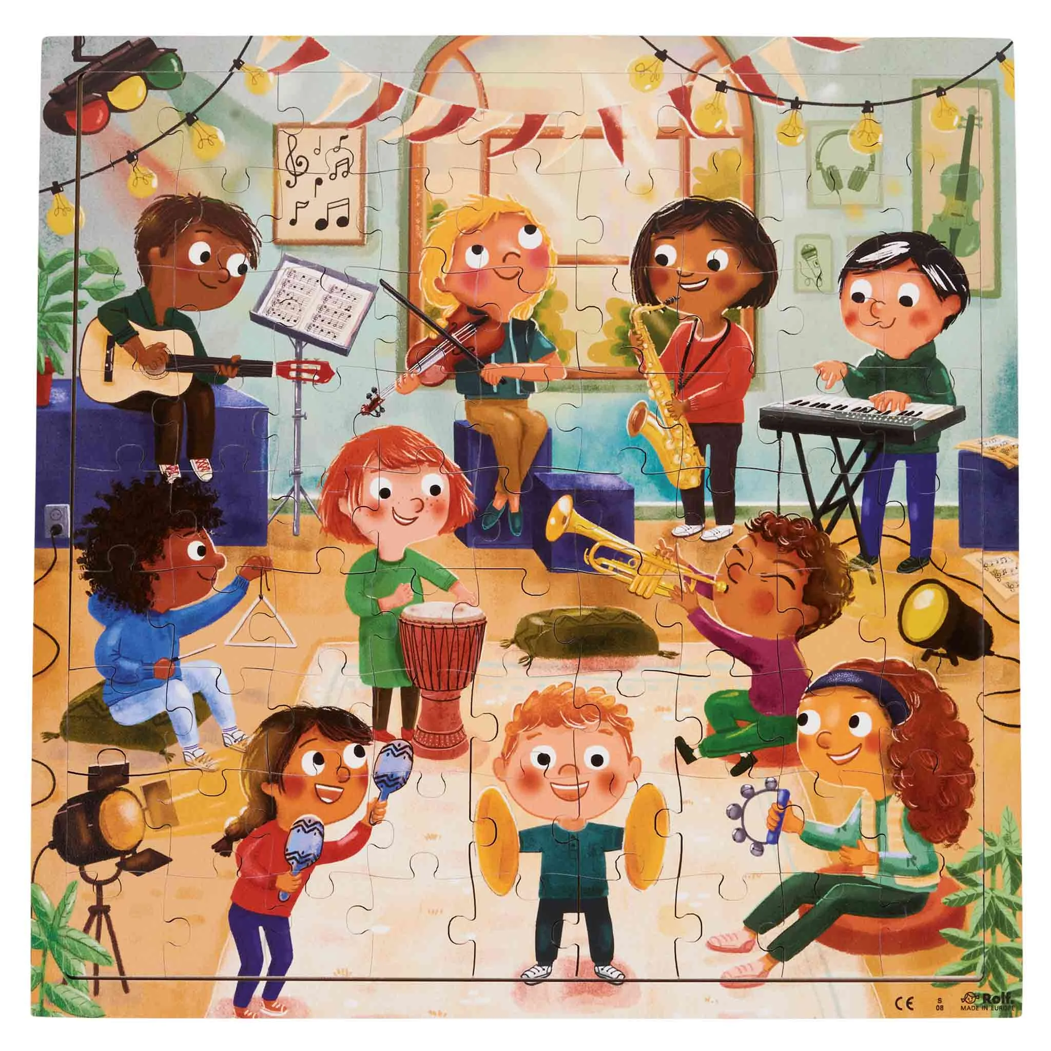 Interaktives Puzzle Orchester