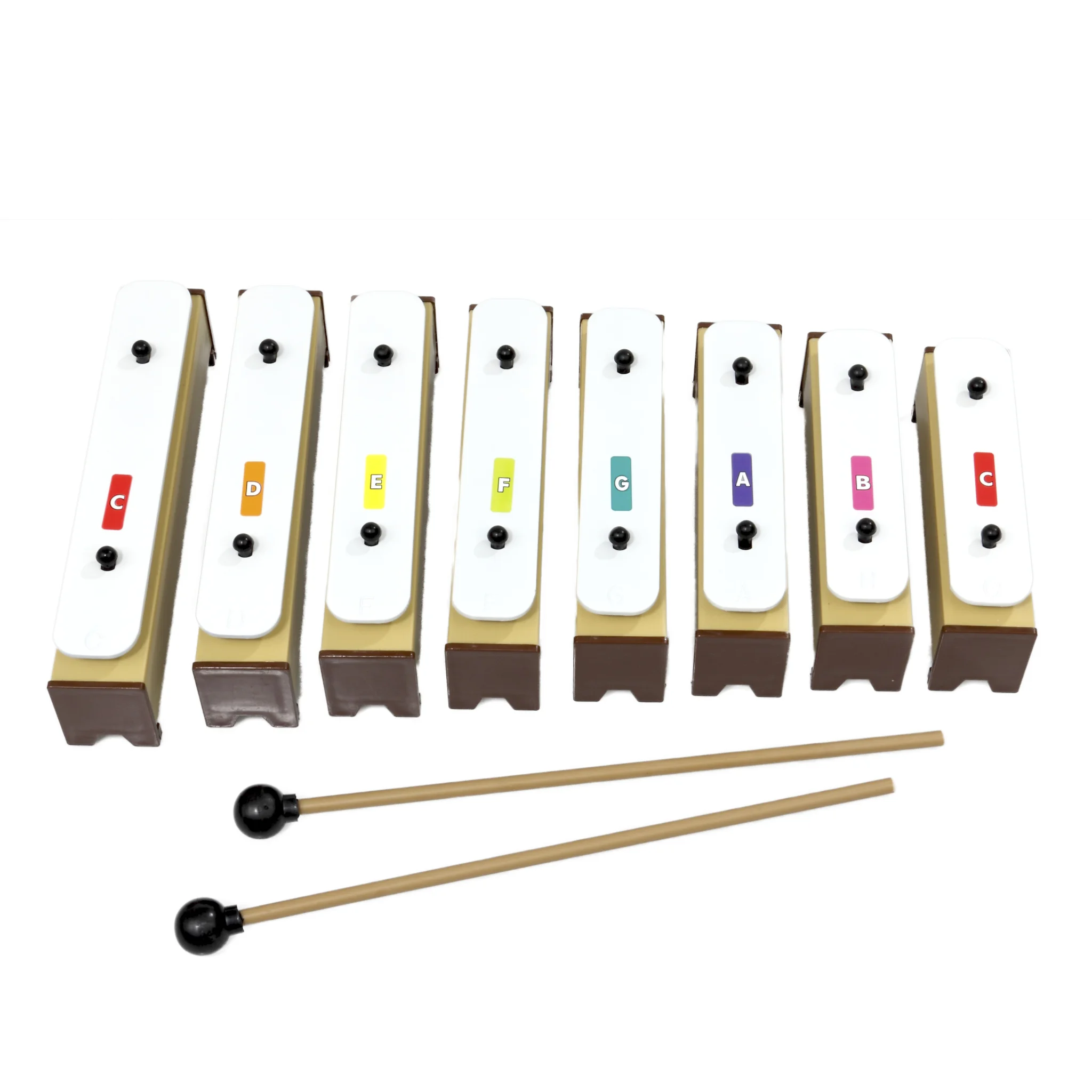 xylophon, musikinstrument, barren, bunt, schlägel