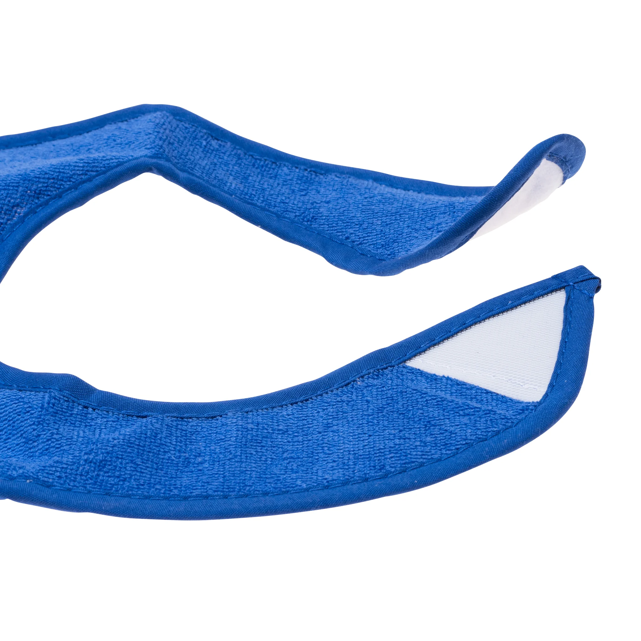 bathing cap, blue, fabric, slender, ear coverage