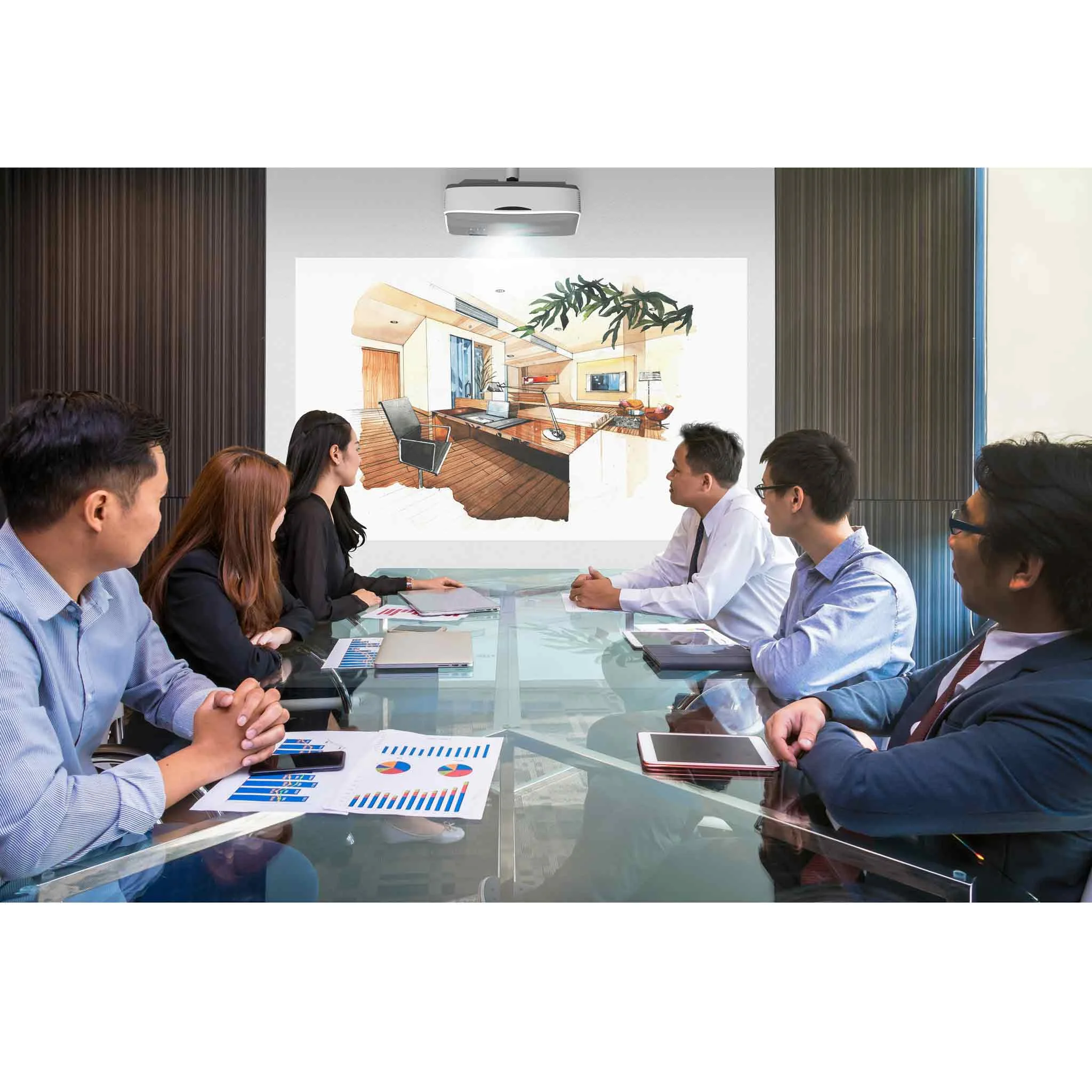 meeting, conference, office, presentation, chart