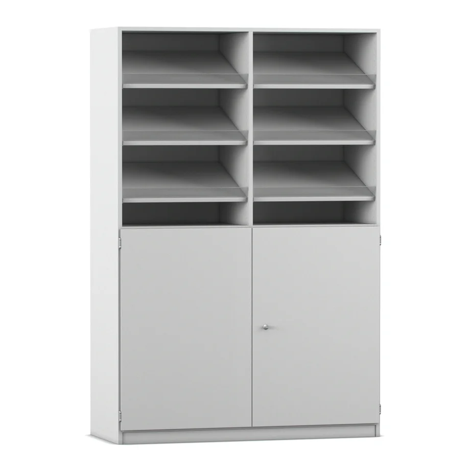 Schrank, Bücherregal, Schiebetüren, Schranksystem, Hänge- und Standregal
