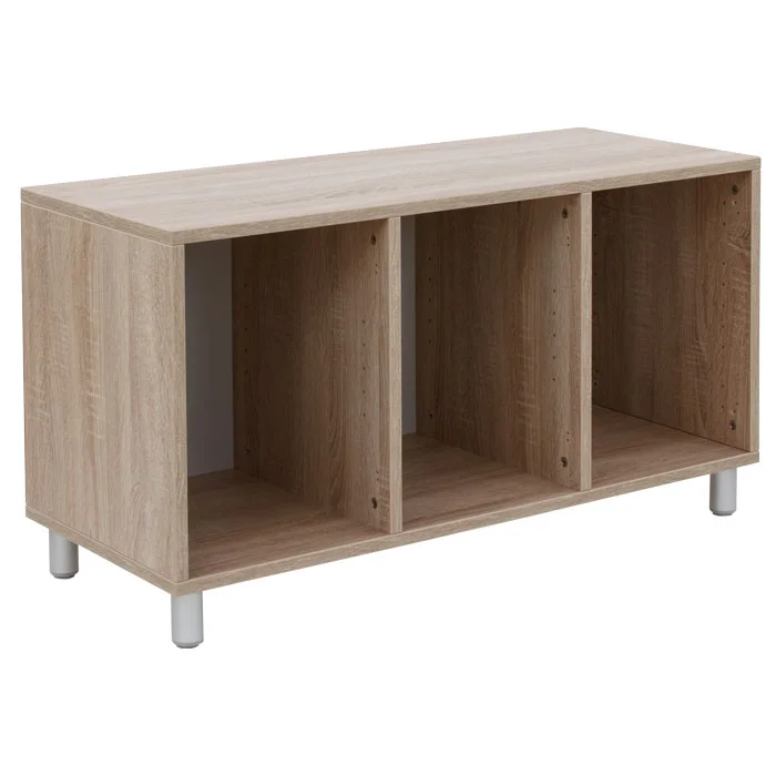 3er Regal, Eiche, Regal M 3er