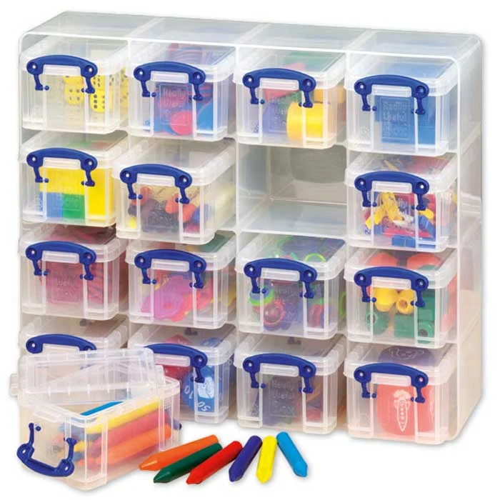 Aufbewahrungsboxen, Kunststoffbehälter, Sortiersystem, Bausteinboxen, Clip-Boxen