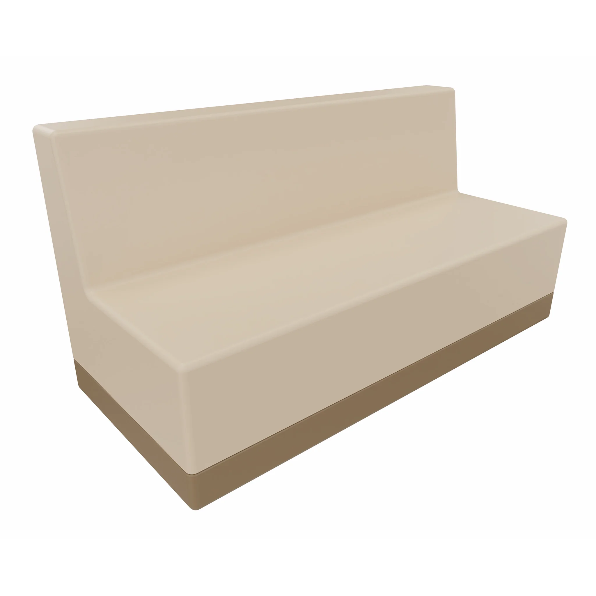 Sitzbank, Küchenbank, Beige, Boxenform, Gepolstert