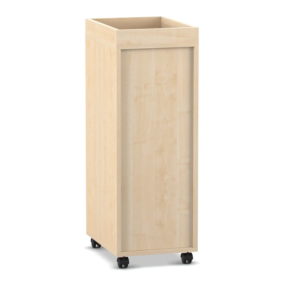 holz, rollcontainer, rollwagen, schrank, mobil