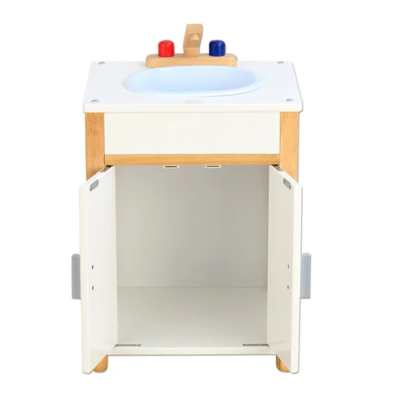 Kinderküche, Holzküche, Waschbecken, Küche Spielzeug, Türen Türen
