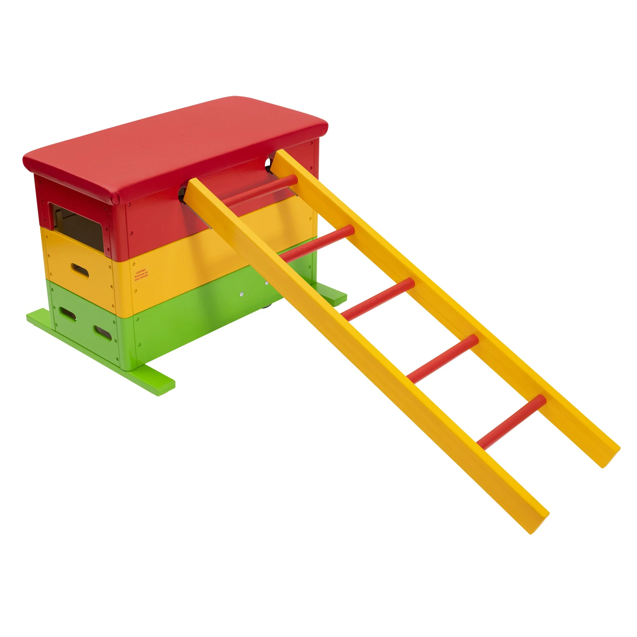 holzspielhaus, kletterturm, rutsche, bunt, kinderspielhaus