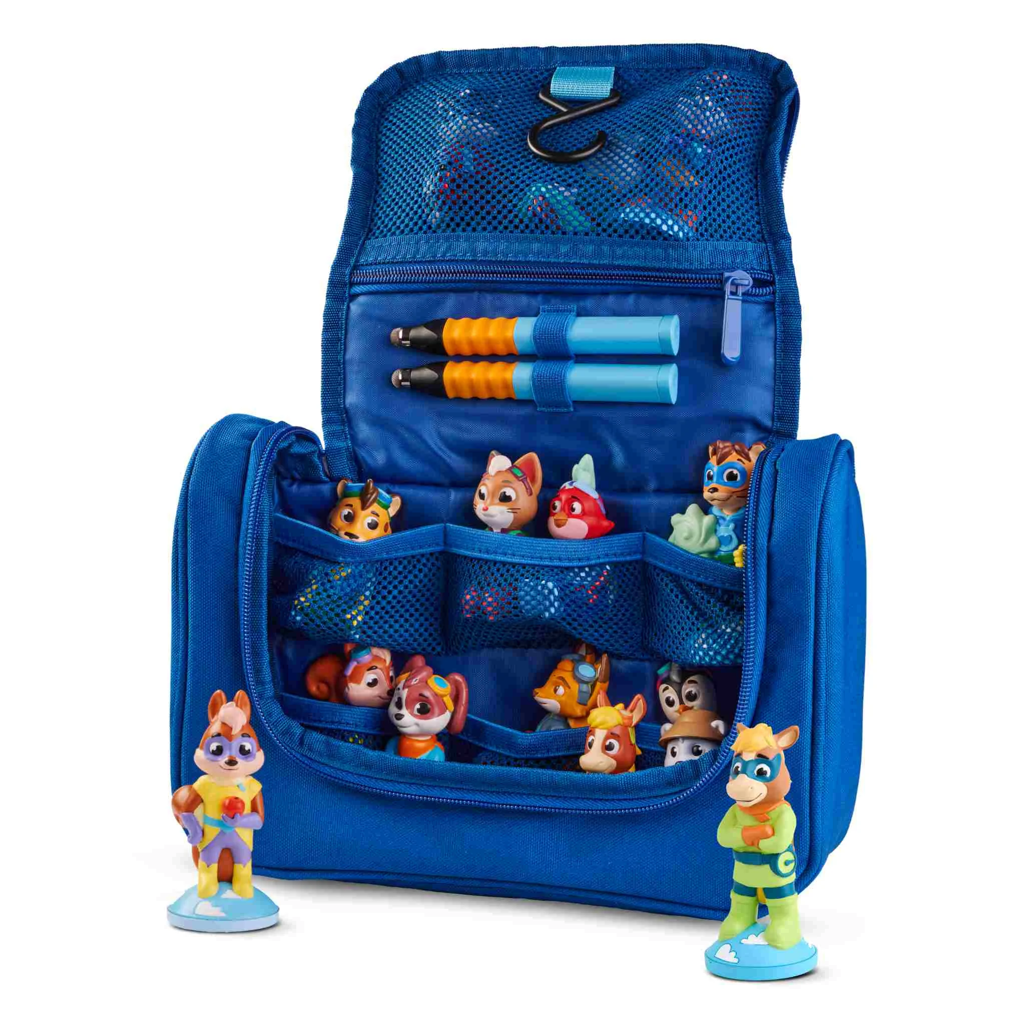 Schulrucksack, Schlampermäppchen, Gelb, Blau, Charakterfigurenschachtel