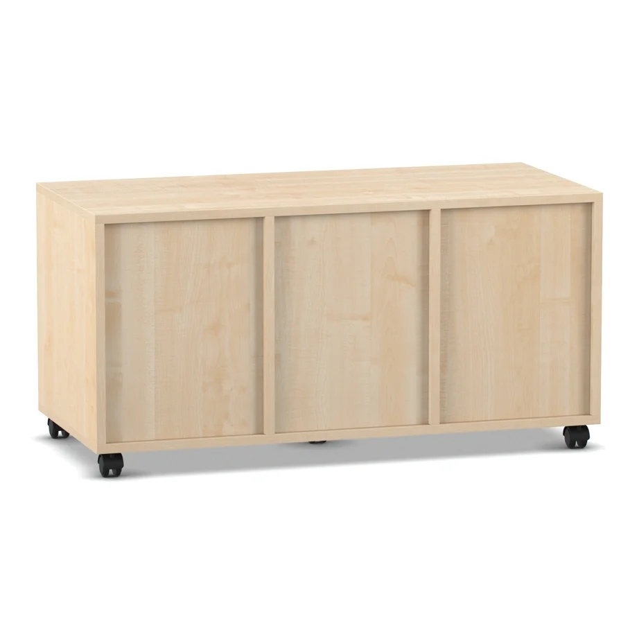 sideboard, Schrank, Holz, drei Türen, rollen