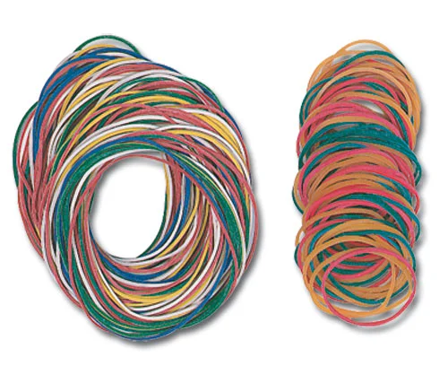Gummiringe, 256 Stück, in 4 Größen