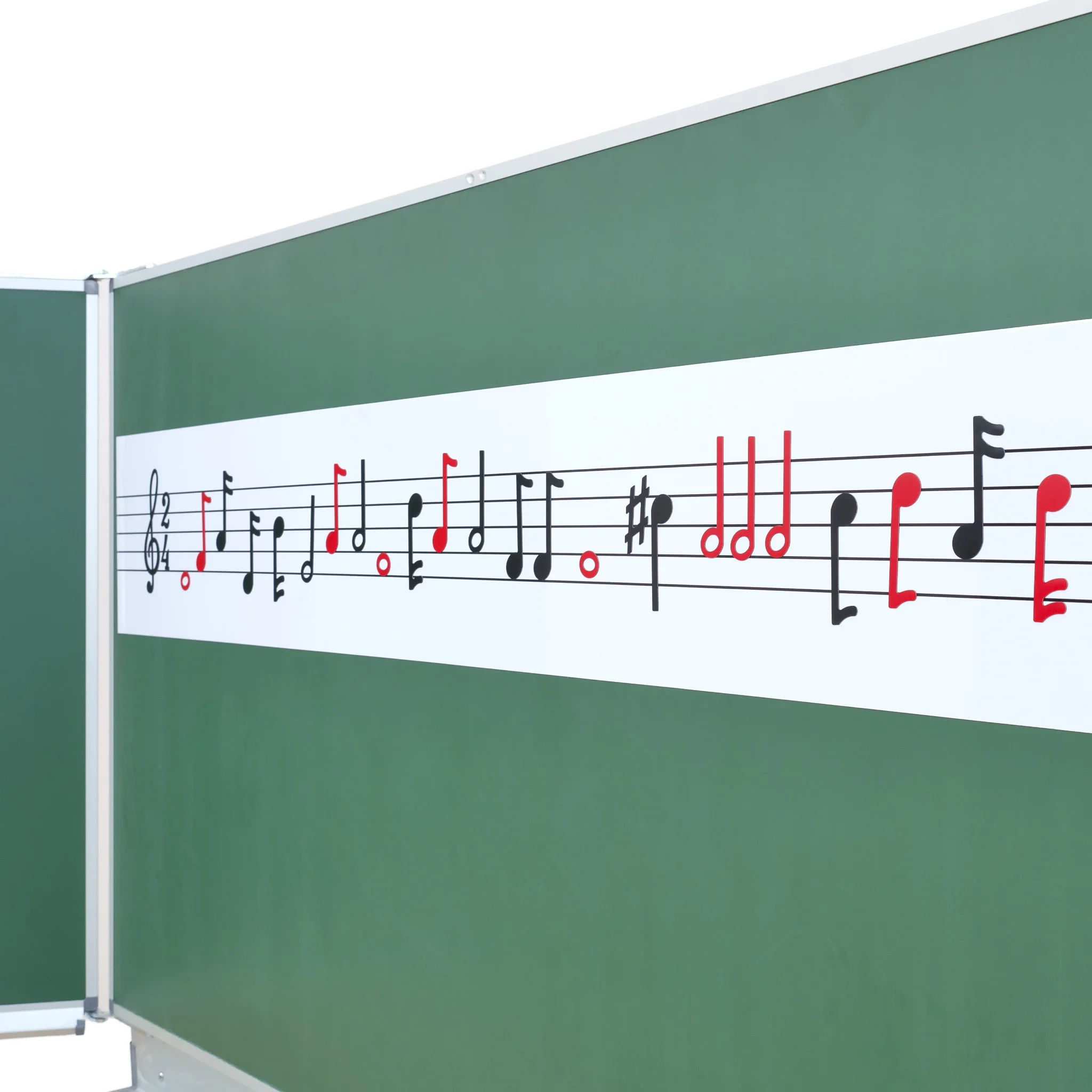 notensystem, musiknoten, wanddeko, tafel, musik banner