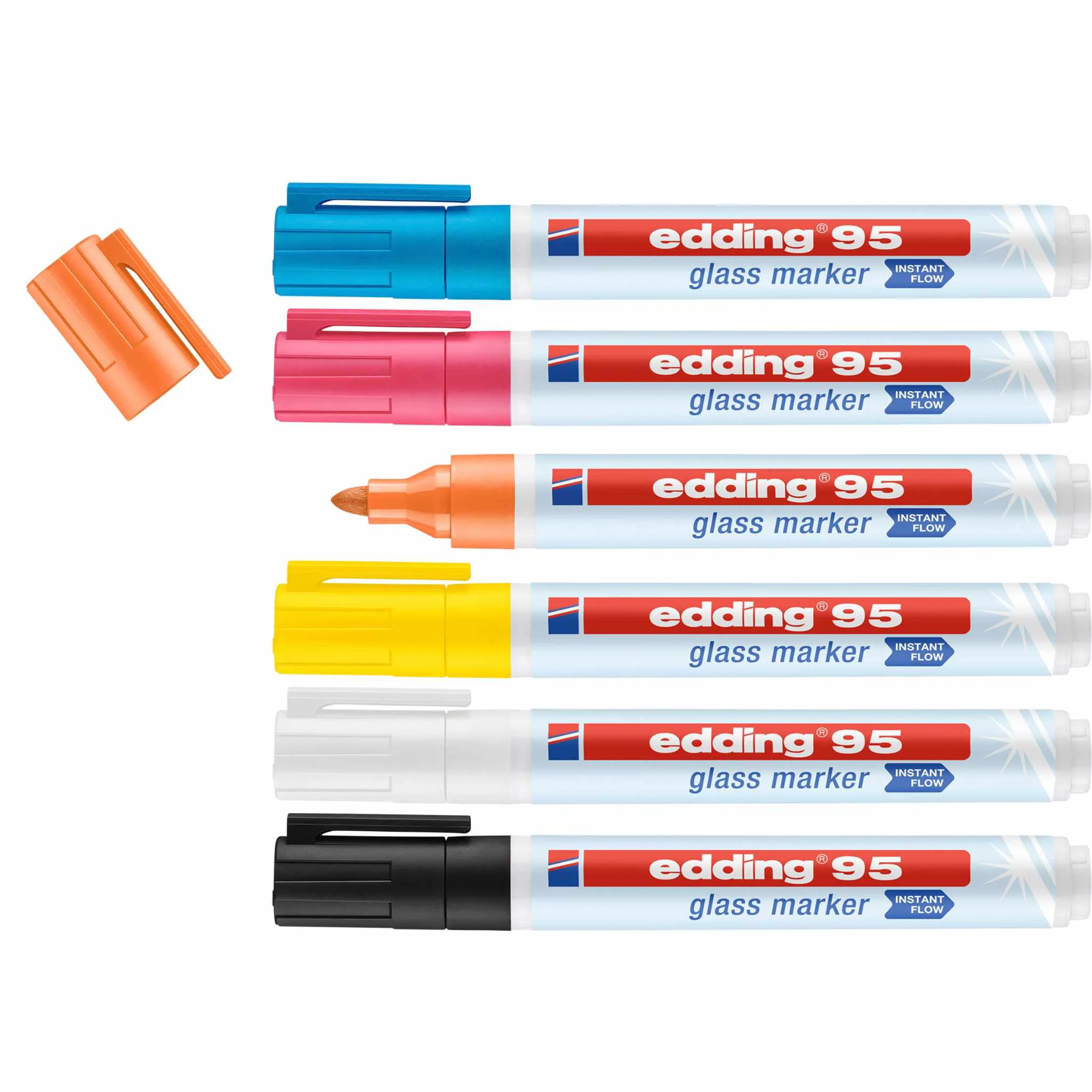 Glassmarker, Markerstifte, bunte Marker, Stiftset, Farbmarker