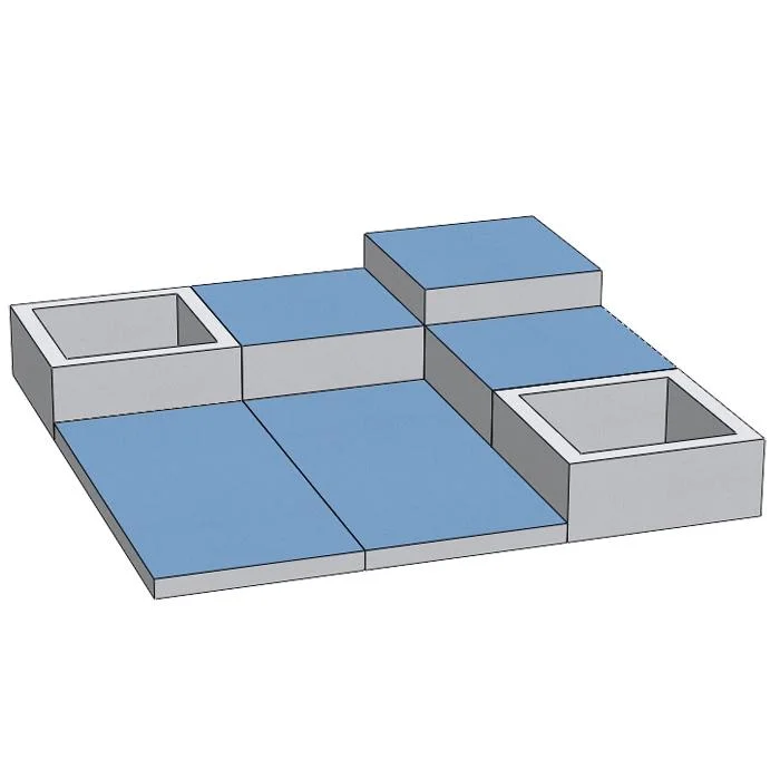 Bodenplatte, Dämmplatten, Fliesen, Kachelboden, Wandplatten
