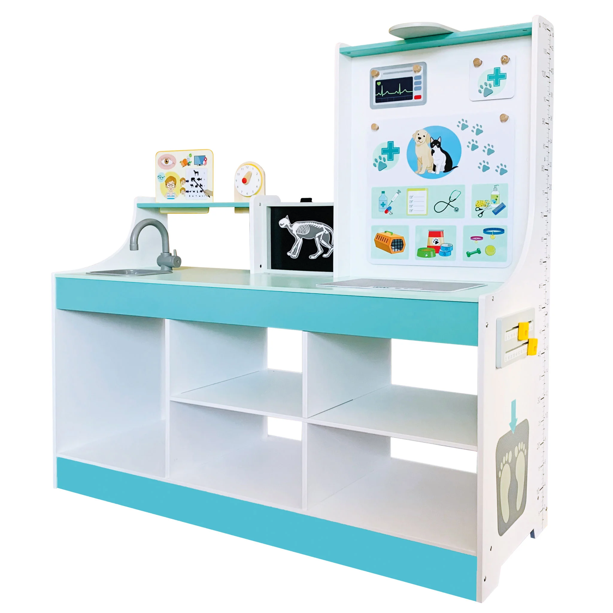 Kinderwerkbank, Tierarzt-Spielzeug, Puppenküche, Medizinische Spielzeug, Werkbank