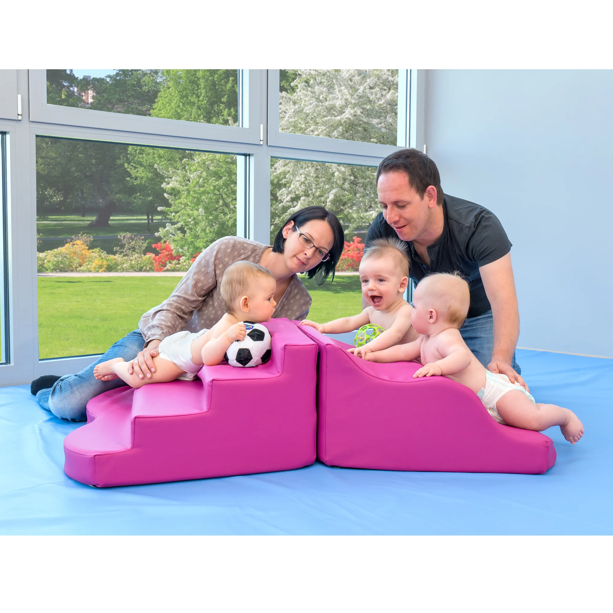 Kinderpuzzle, Kletterstufe, Magenta Matratze, Ballspielzeug, Familienbedarf