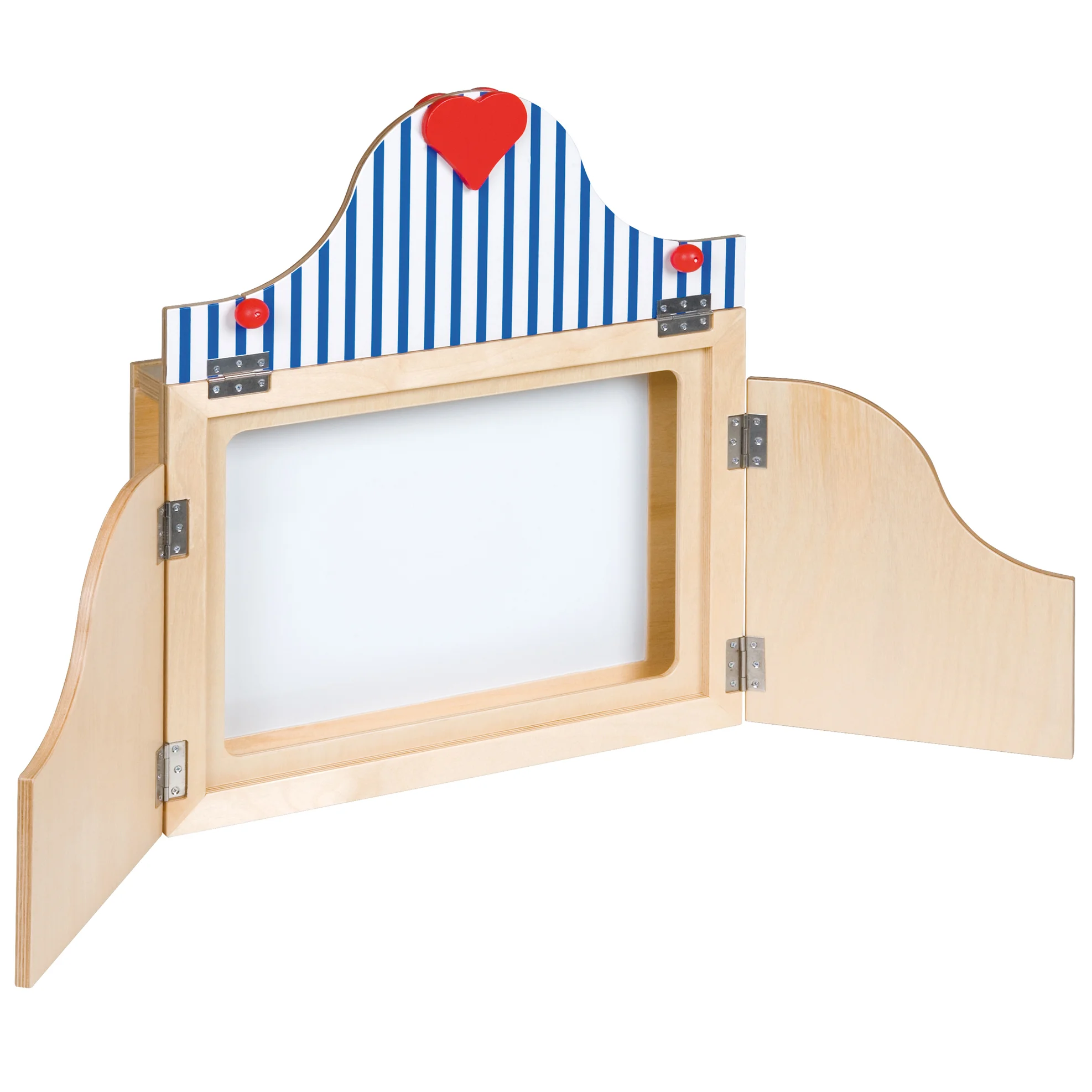 spiegel, kinderatelier, holz, rahmen, herz
