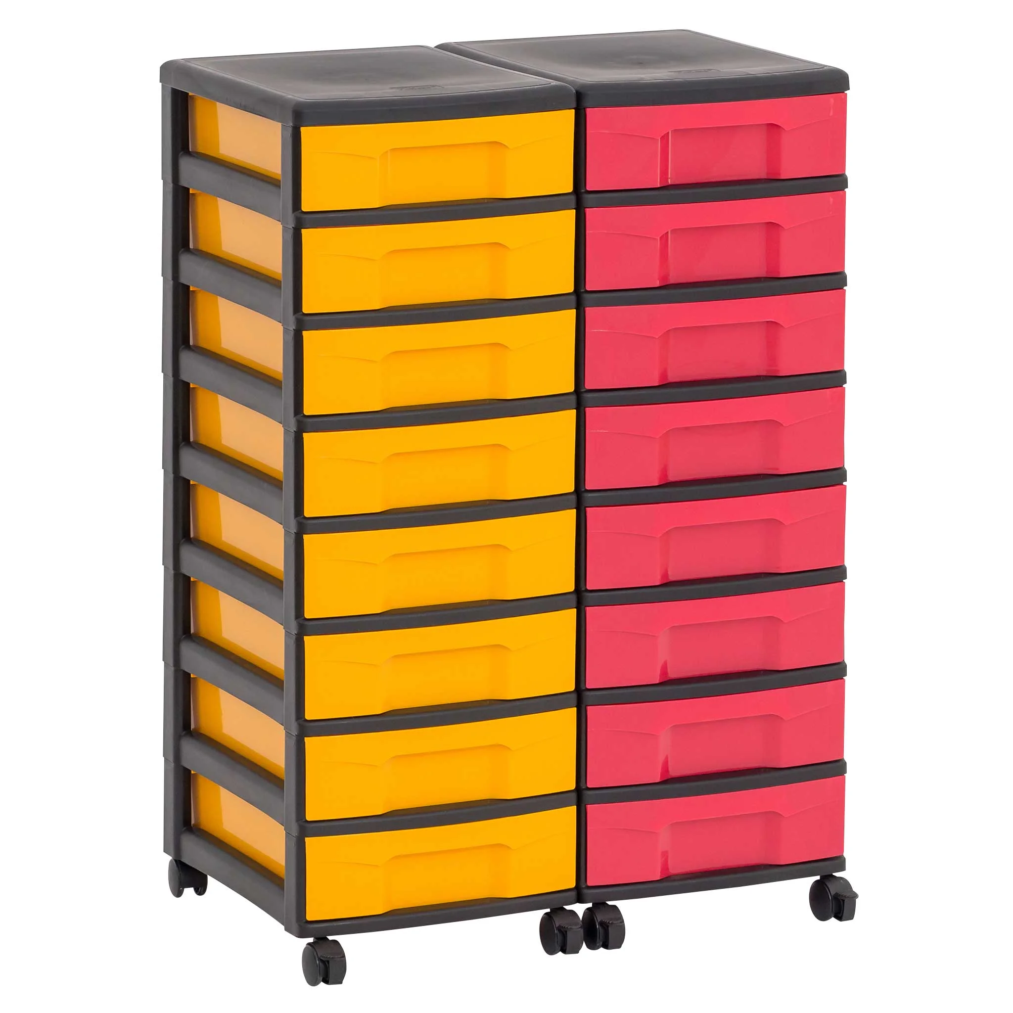 Werkzeugtaschen, Aufbewahrungsboxen, Schubladenkästchen, Rollenkasten, Kunststoff