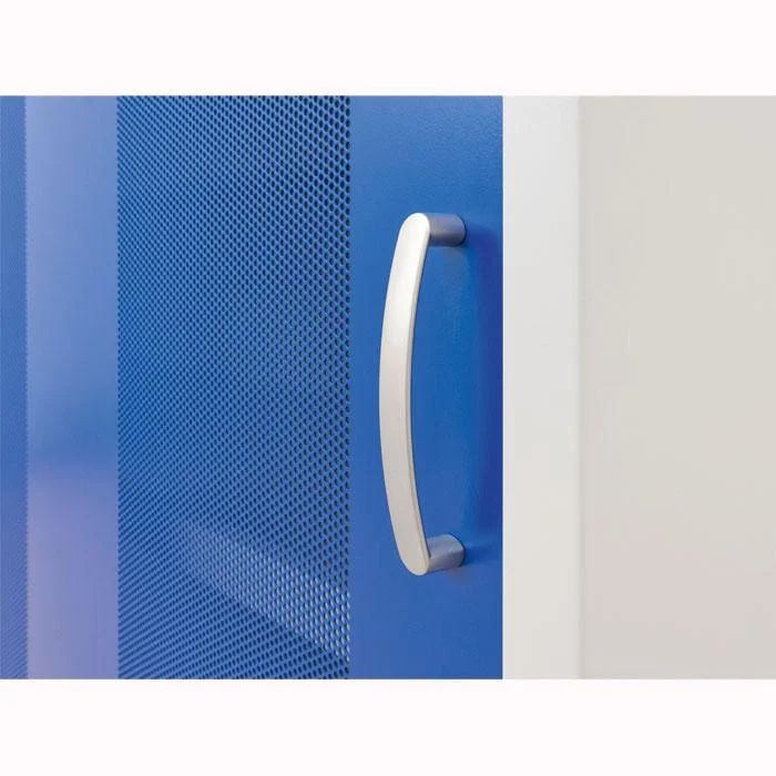 blau, Schrank, Tür, Griff, Mesh
