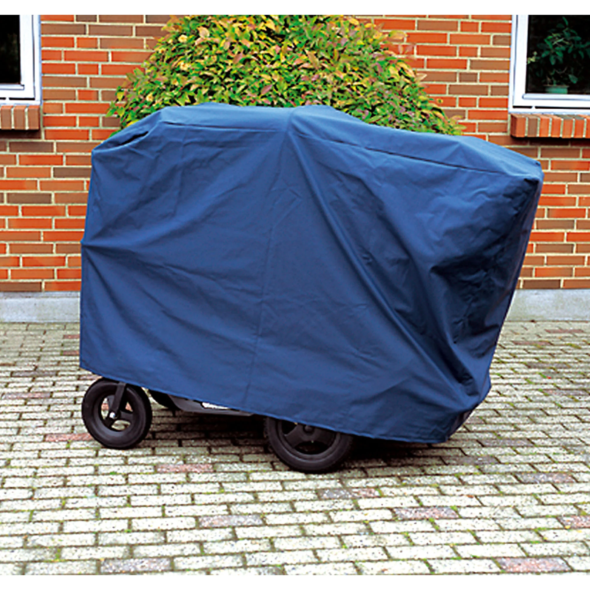 Gartenmobil, Gartenwagen, Abdeckhaube, Stahlräder, Regenmantel-für-Rad