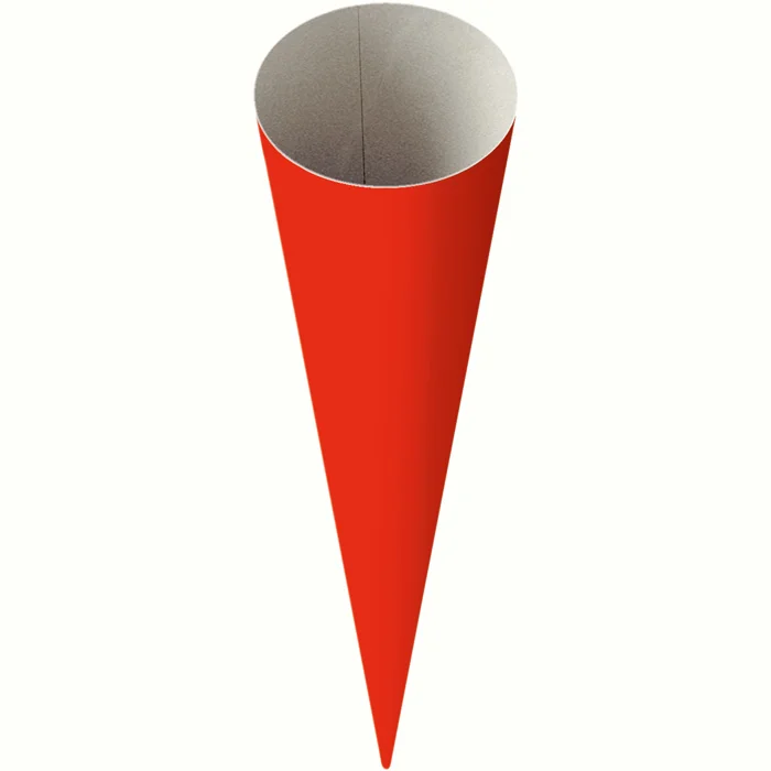 Konisch, Kegel, Rot, Pappe, Konstruktionsform