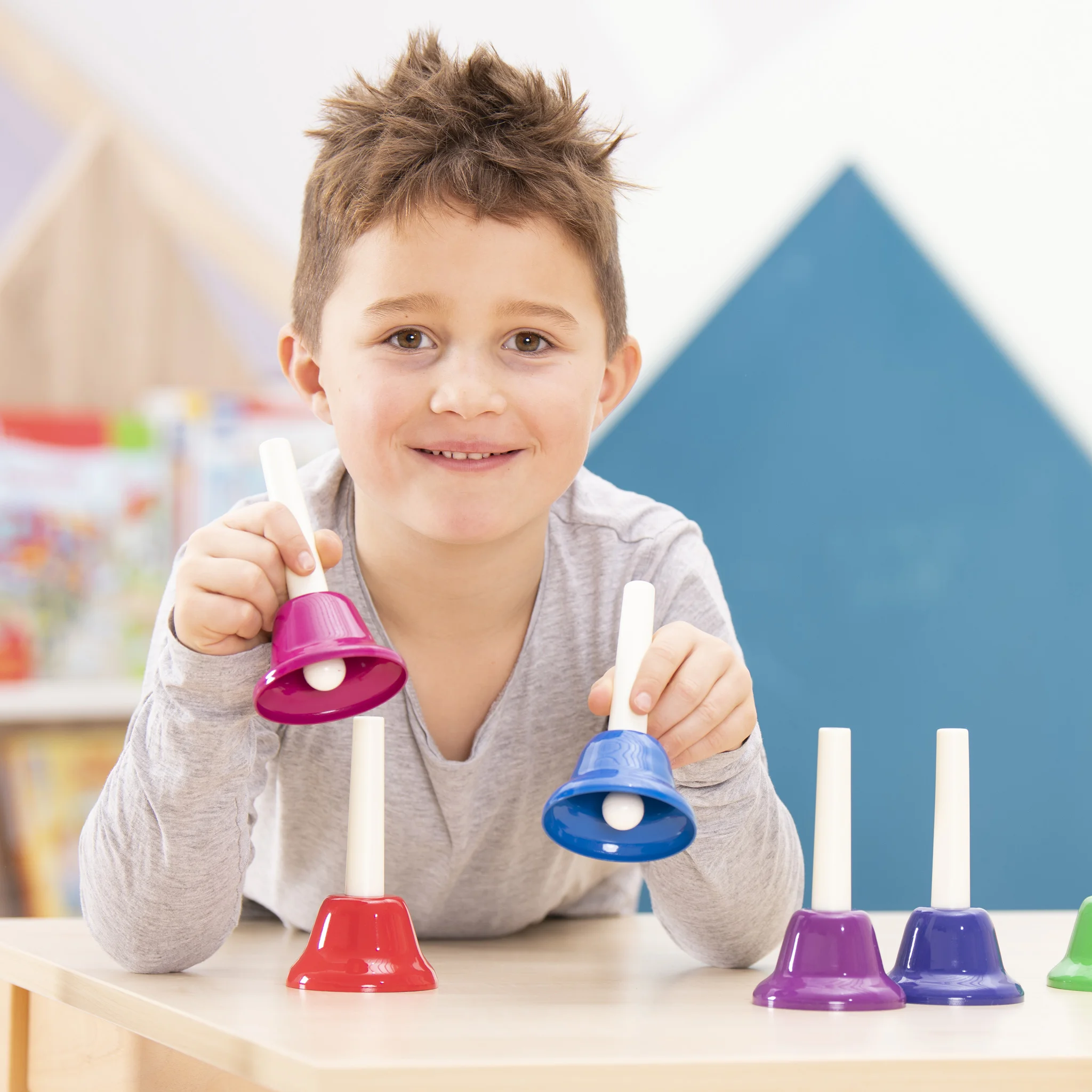 Teller, Stöpsel, Stäbe, Holzspielzeug, Kreiselspielsatz