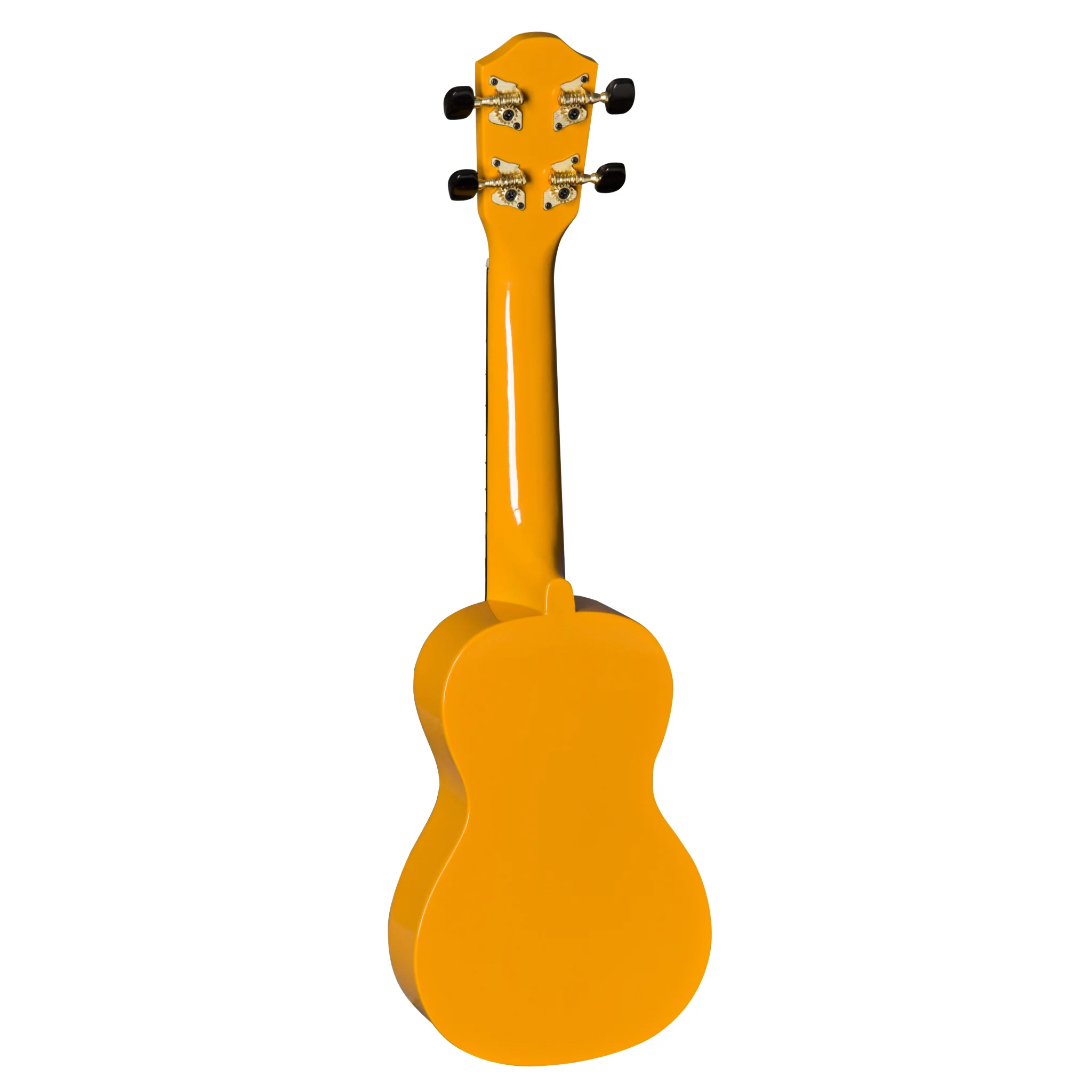 Gitarre, Ukulele, Sopran-Ukulele, gelbe Farbe, Korpus gelb