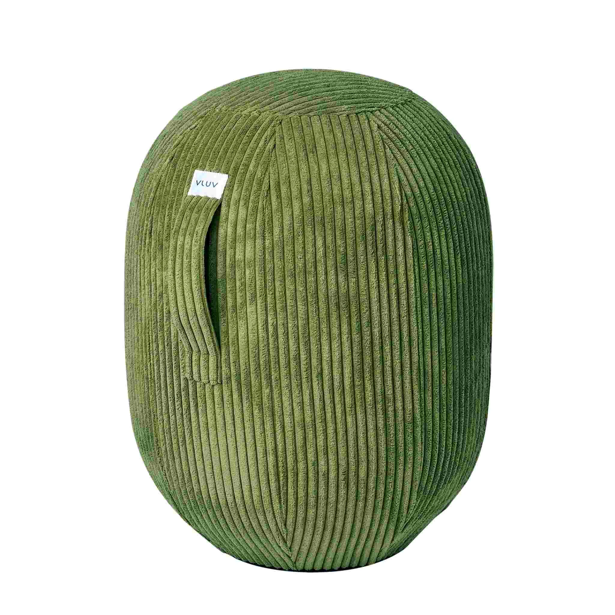 Sitzsack, Pouf, Kissen, grün, cord