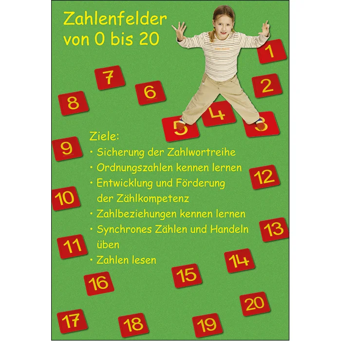 zahlenfeld, lernposter, mathematik, ziffern, kinder