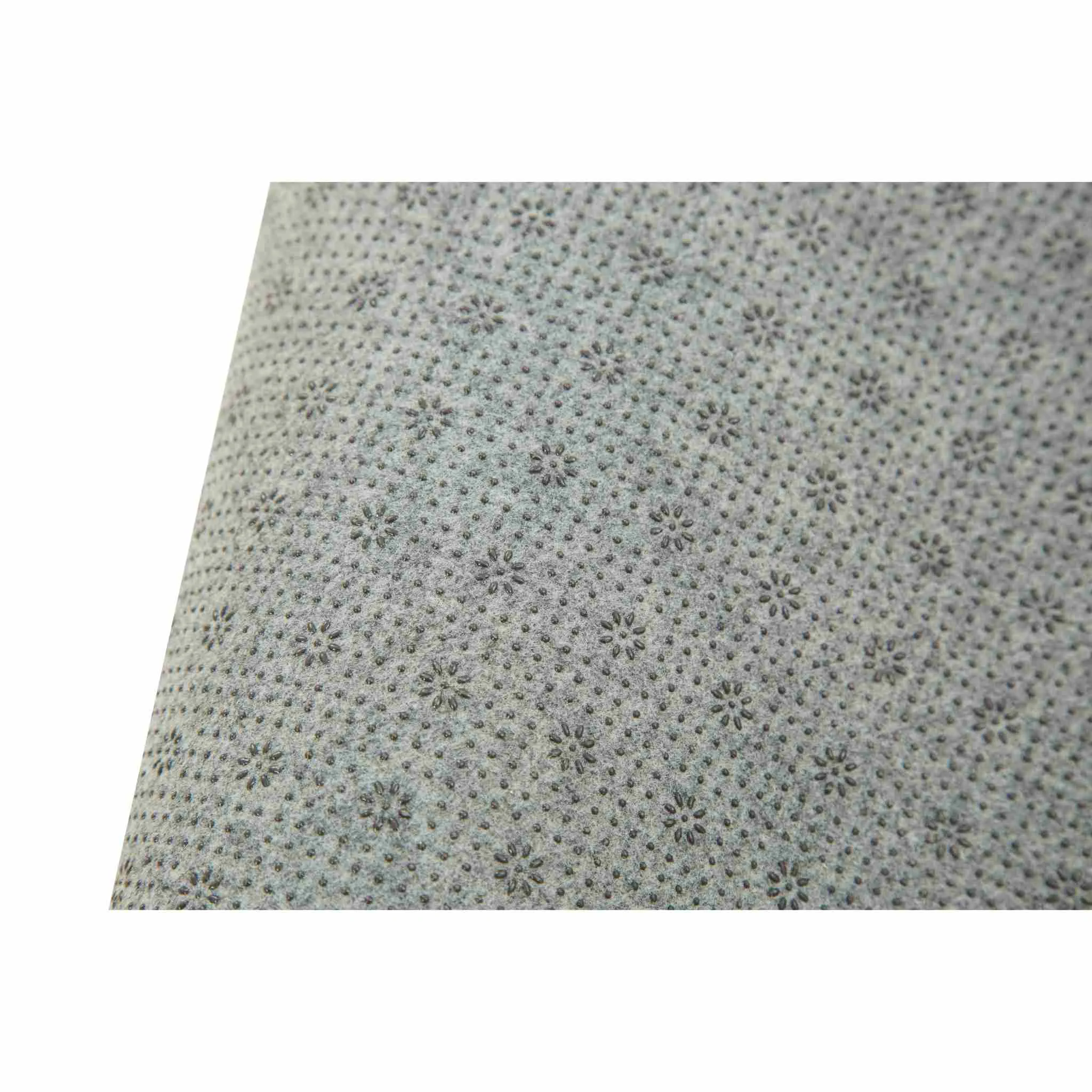 Stoff, Stoffmuster, Blümchen-Druck, Grau, Textilware