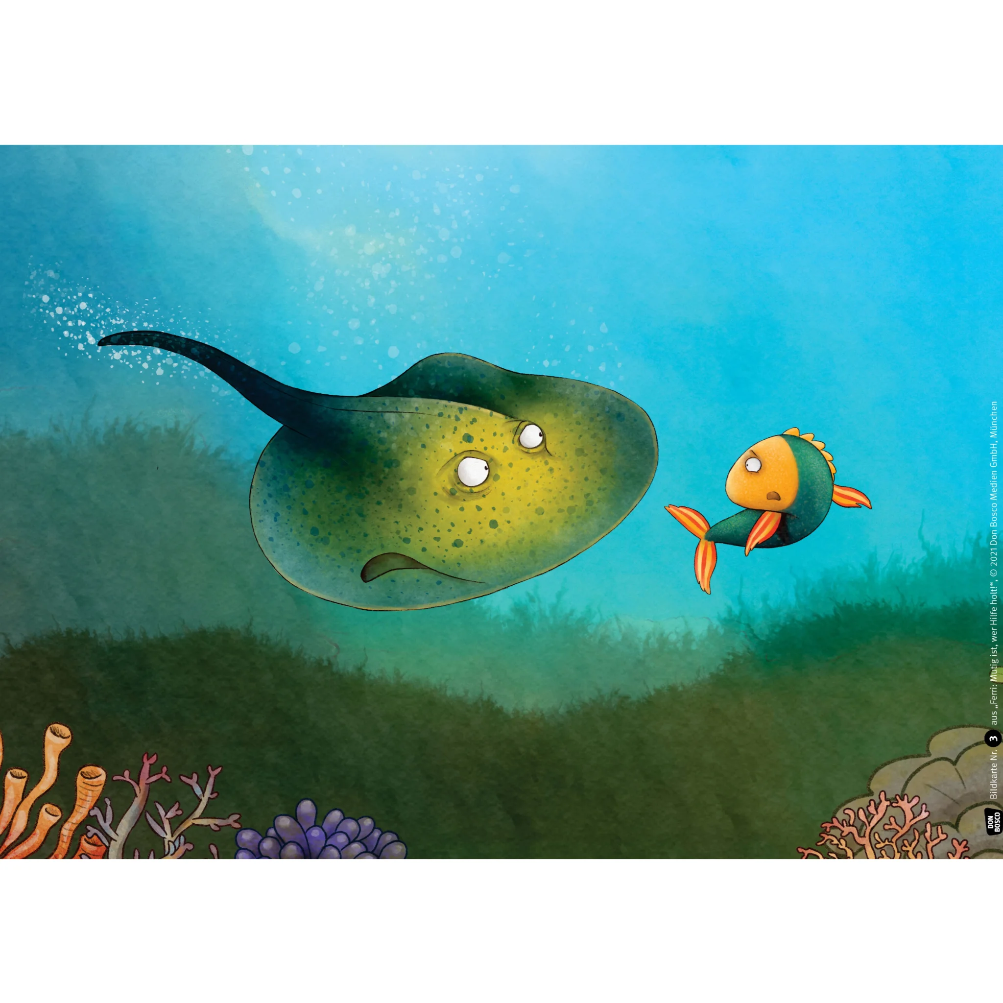 Unterwasserfisch, Meereswelt, Großer Fisch, Kleine Fische, Unterwasser-Landschaft