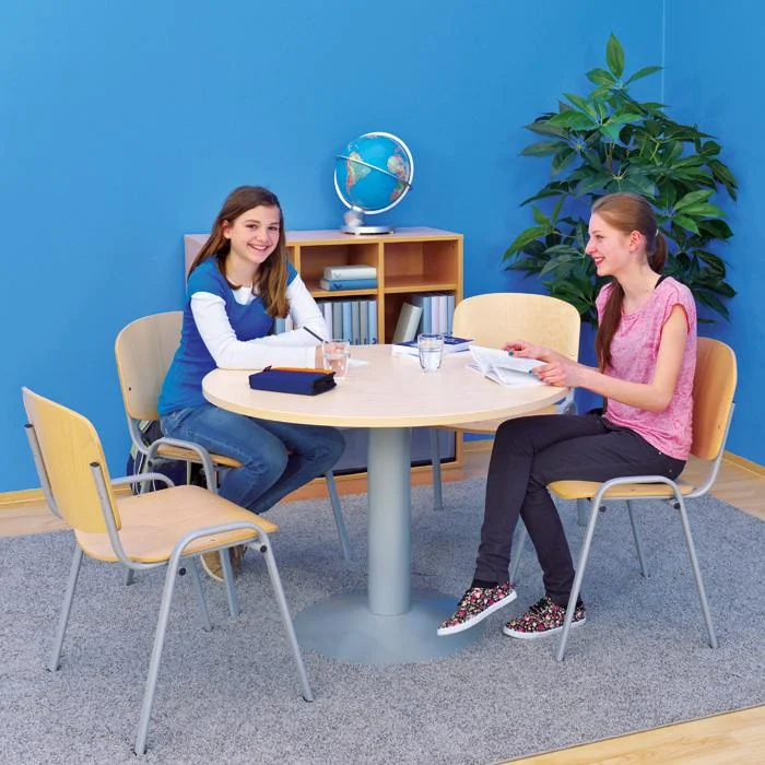 Tisch-Stuhl-Set, mit Tischdurchmesser 100 cm