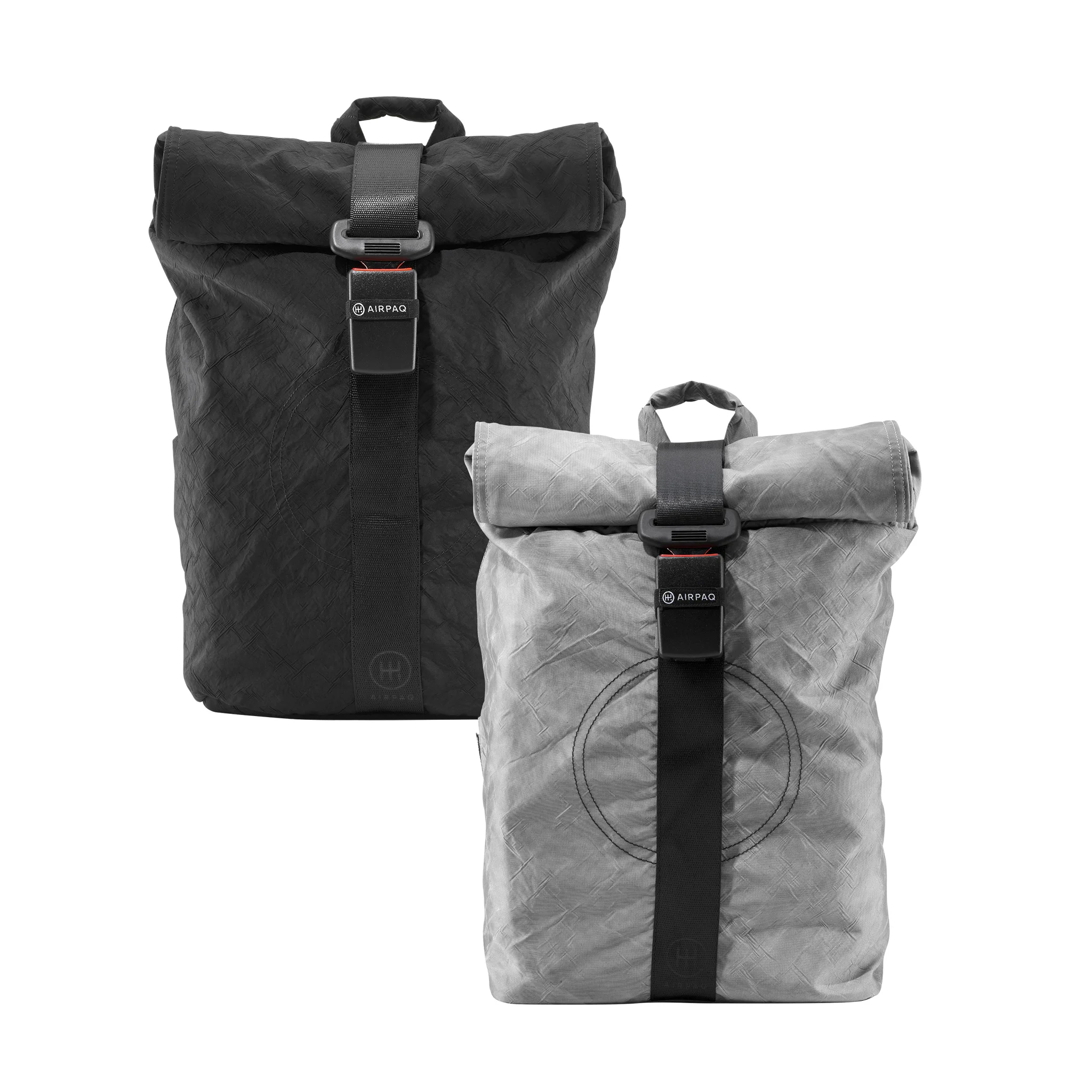 AIRPAQ Upcycling-Rucksack, Grau