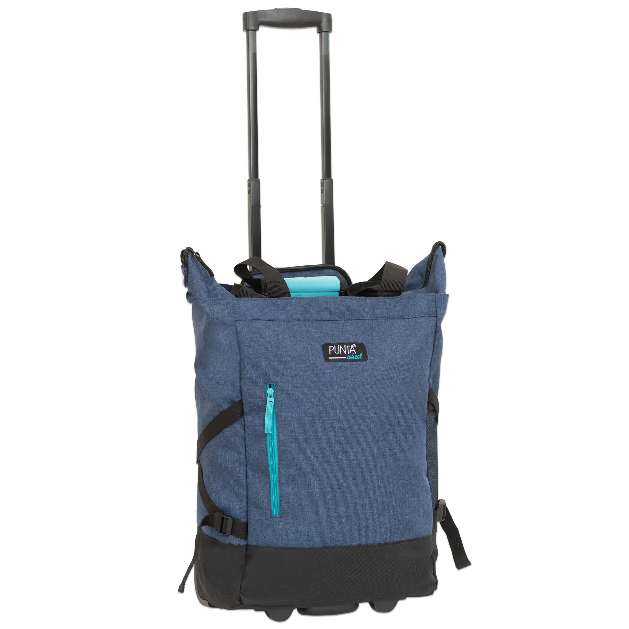 rolltop, Trolley, Rucksack, Nylon, Blau