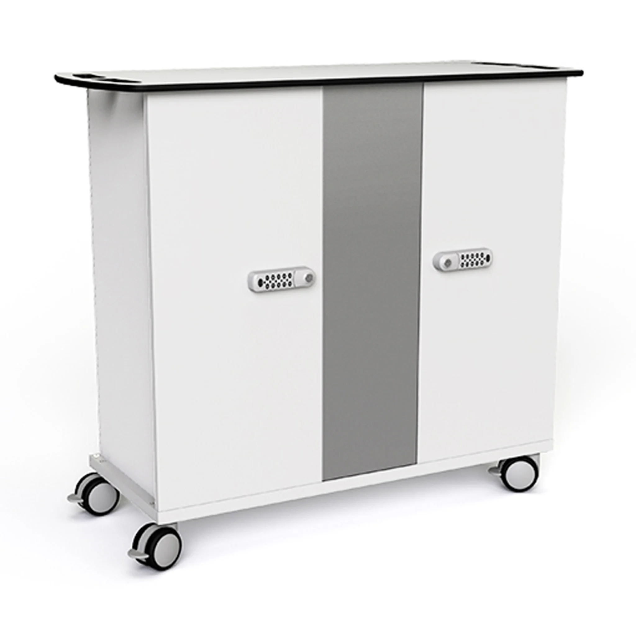 mobileschrank, rollbar, schwarz, grau, rollen