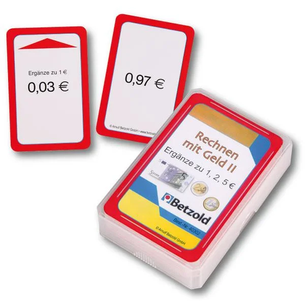 Spielkarten "Rechnen mit Geld 2"