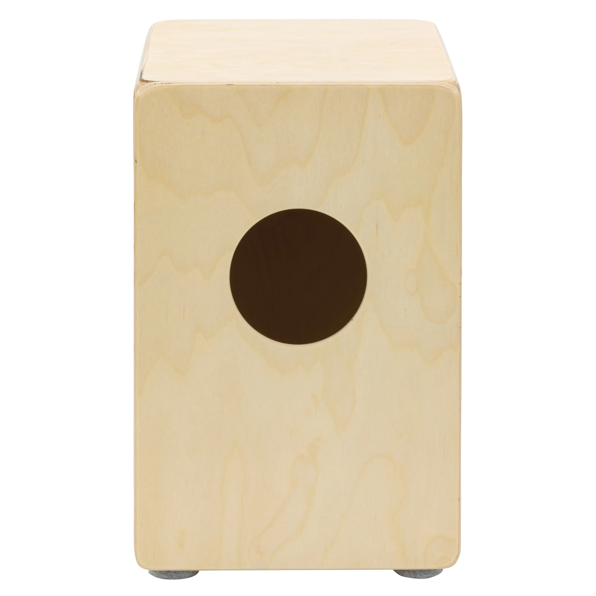 Cajón, Madera, Agujero circular, Natural madera, Cajón de percusión