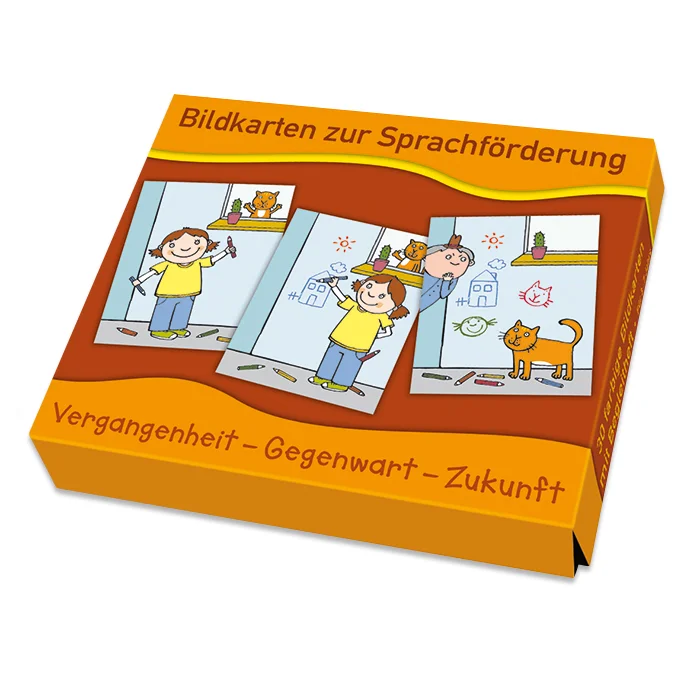 Bildkarten, Sprachförderung, Kartenspiel, Kinder, Motiv Zeichnungen