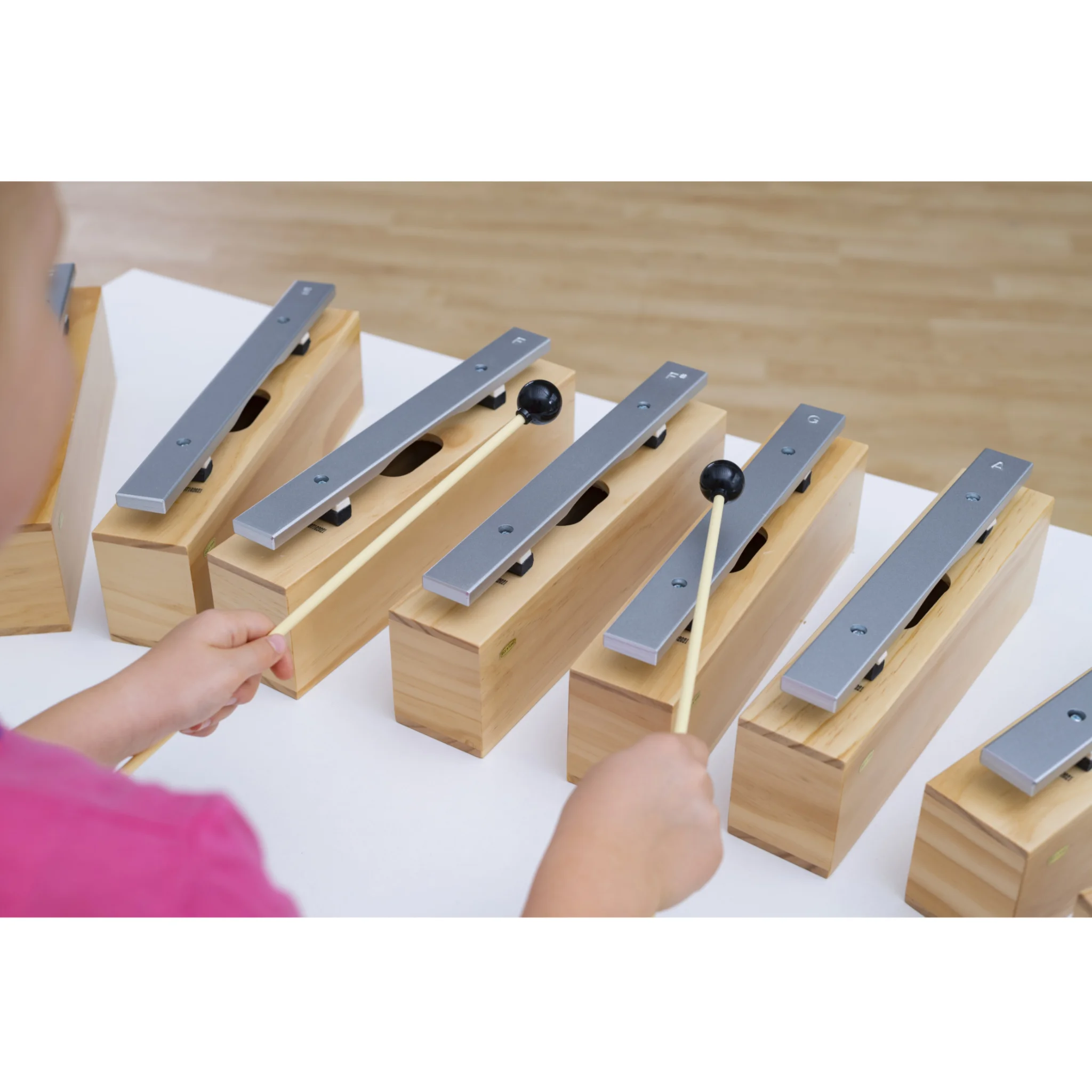 musikspielzeug, xylophon, holz, hammer, klingende instrumente