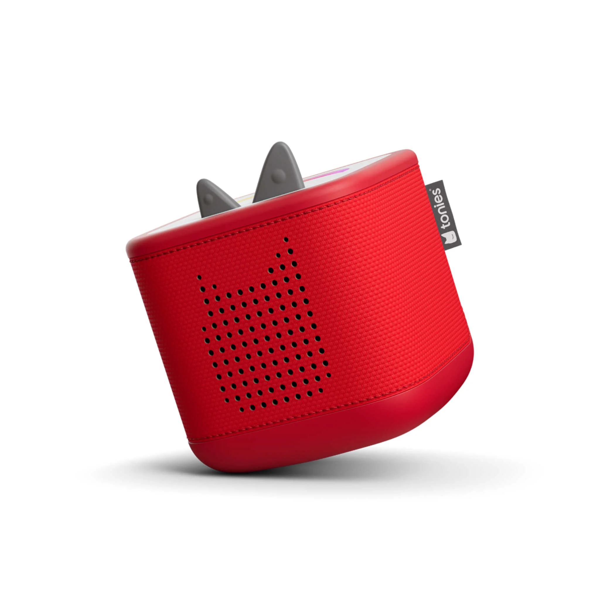 speaker, bluetooth, rot, tragbar, haifischflossen-ohren
