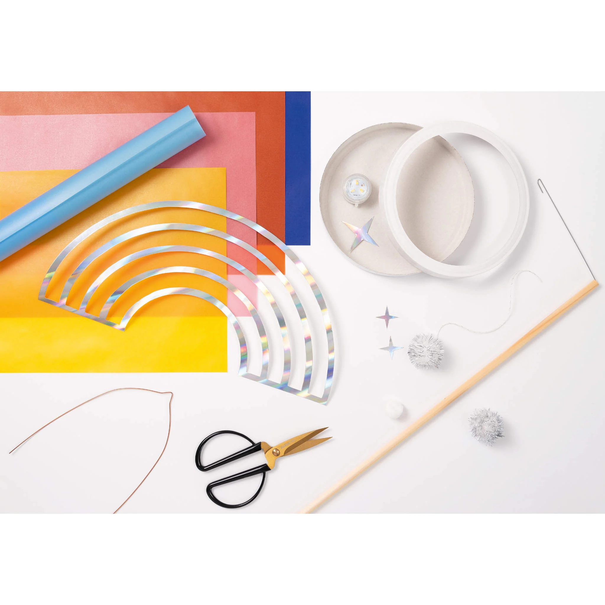 Papier Bastelmaterial, Drahtschmuck, Scheren, Schneiderswerkzeug, Dekorationsmaterial