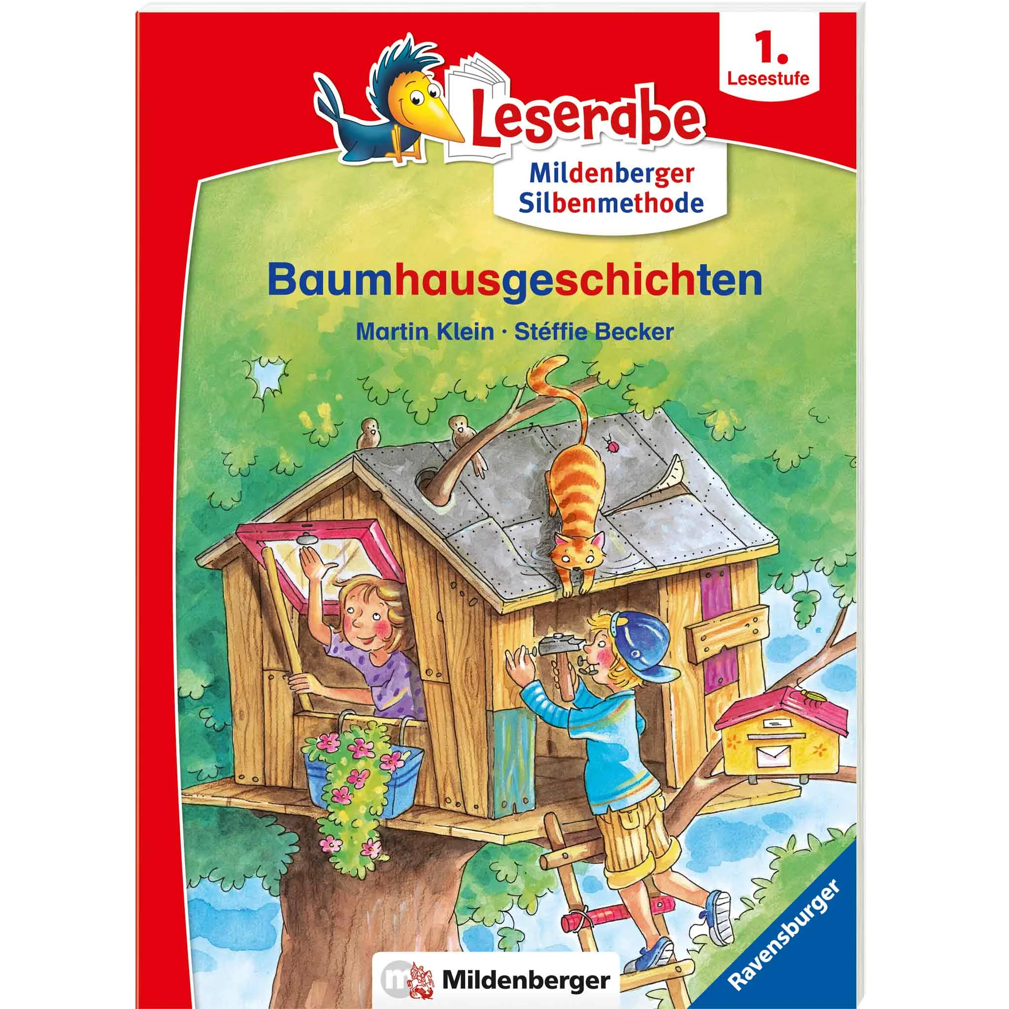 Baumhaus, Holzhaus, Kinderbuch, Katzenspiel, Aufbau
