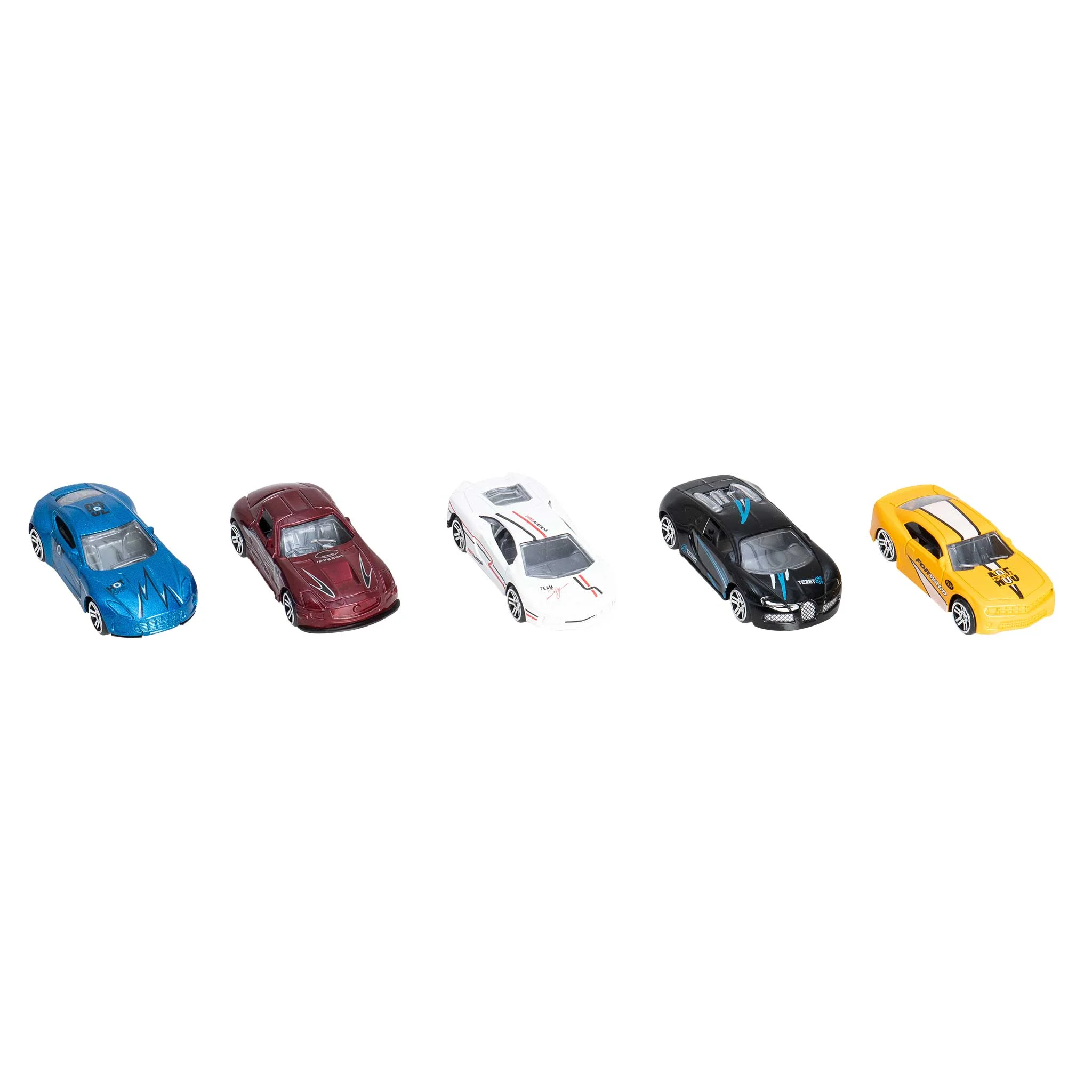 Spielzeugauto, Miniaturauto, Fahrzeugset, Mehrfarbig, Gummi-/Kunststoffmodell