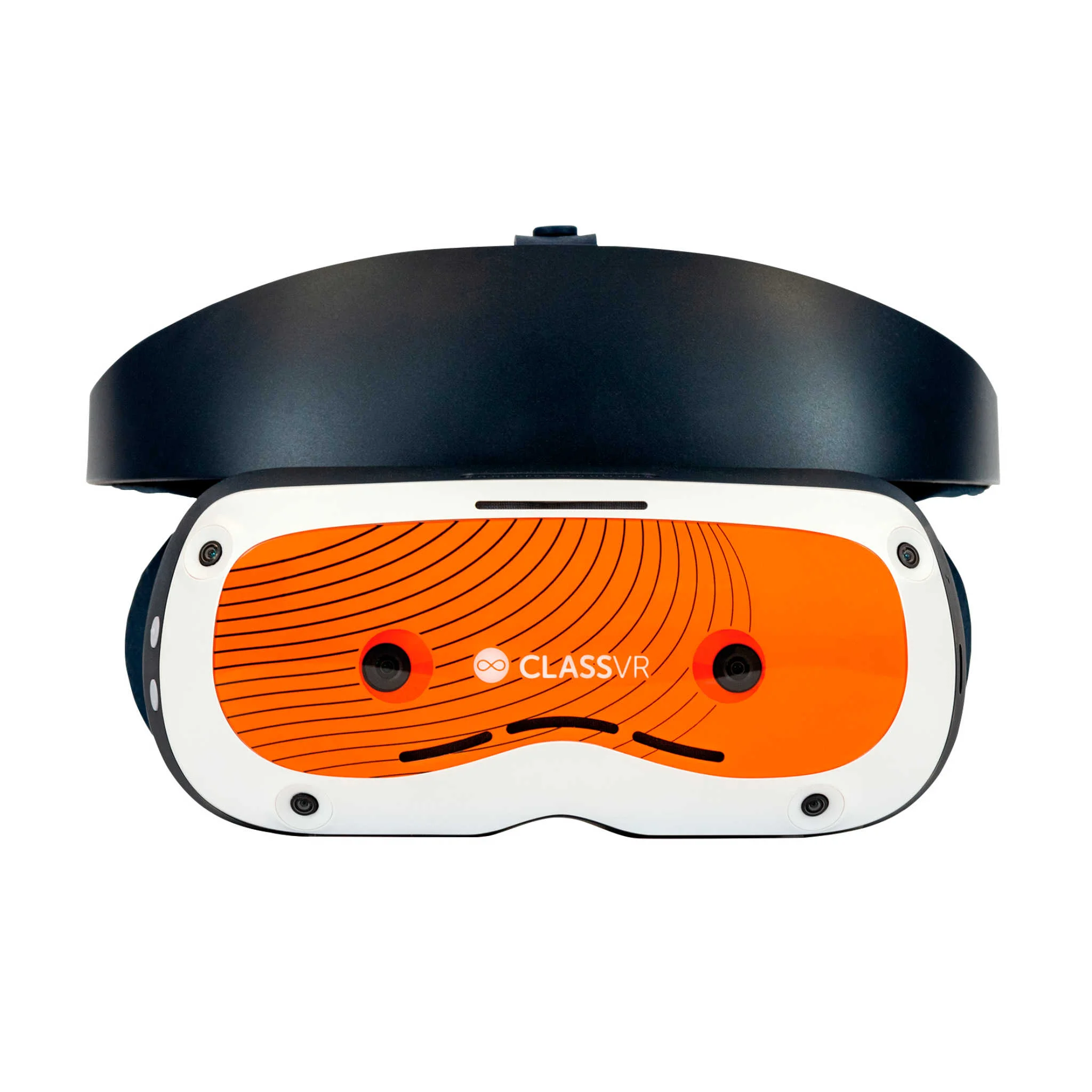 VR-Headset, Orange, Gehäuse, Klasse VR, Alltag?