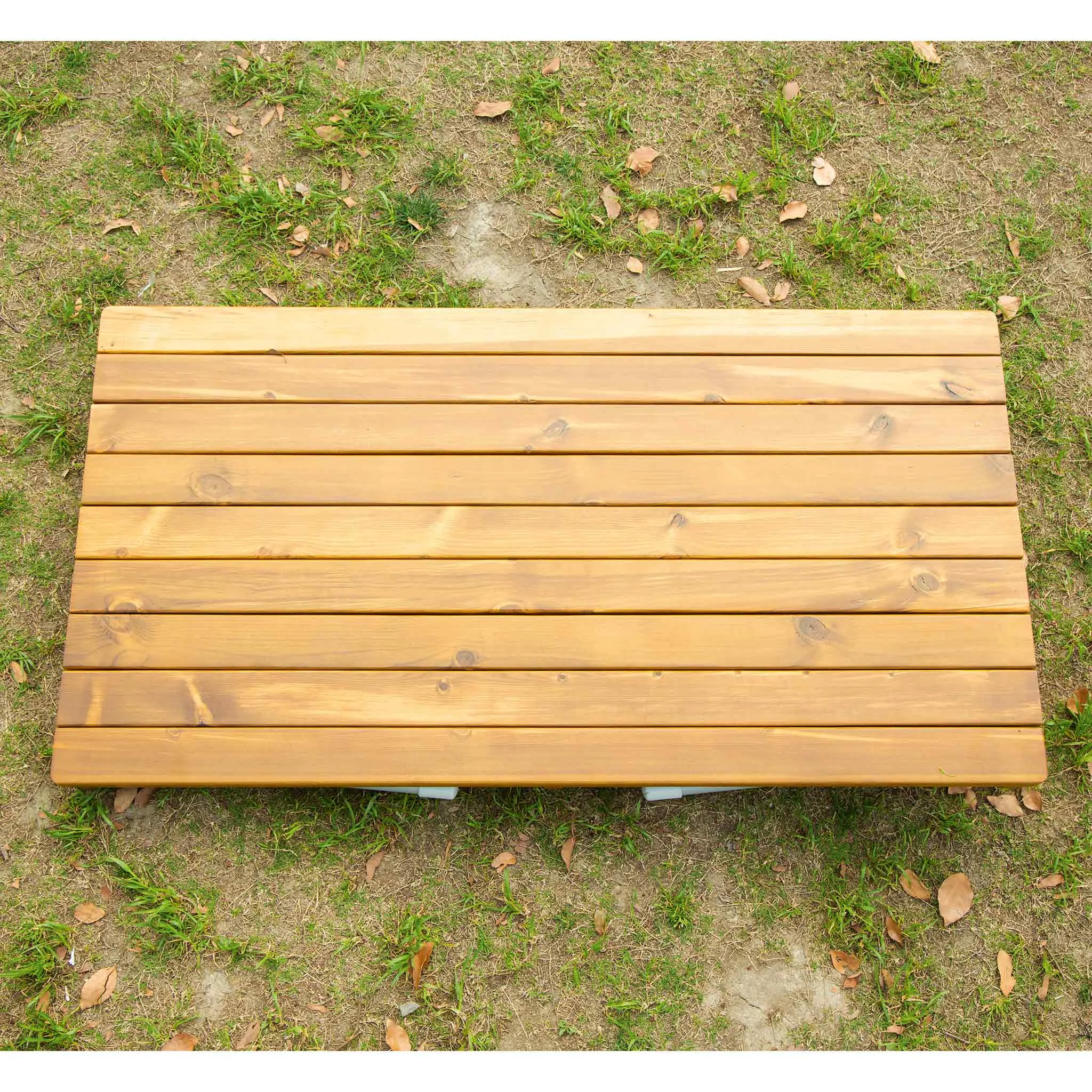 Holzbank, Holzbanktisch, Holzplatte, Outdoorbank, Gartentisch