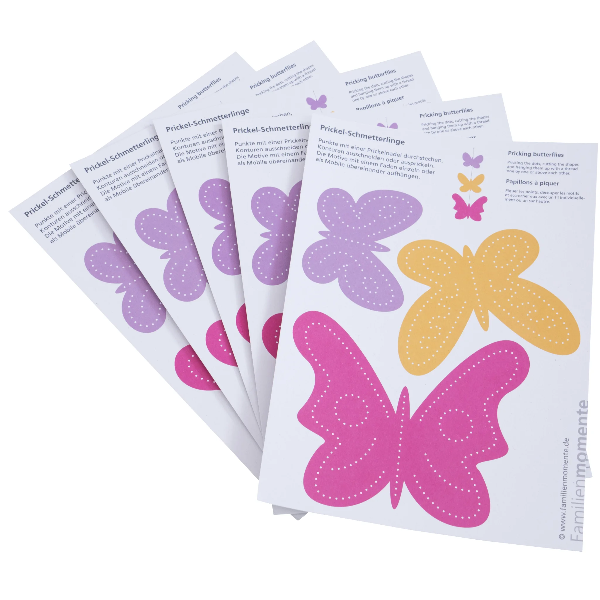Schmetterling, Stickerbogen, Papierbilder, Motivtafel, Deko-Blüten