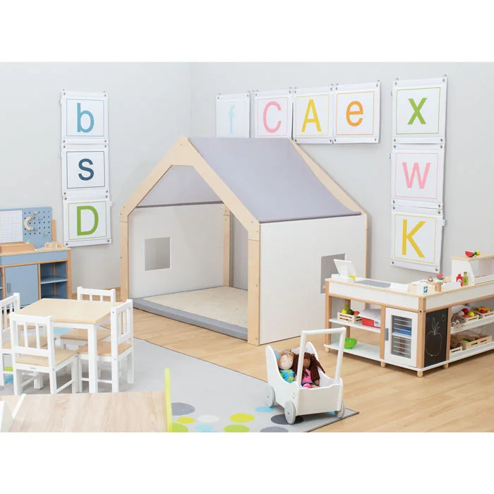 Kinderzimmer, Puppenhaus, Holzhaus, Kleinkindspielzeug, Spielzimmer