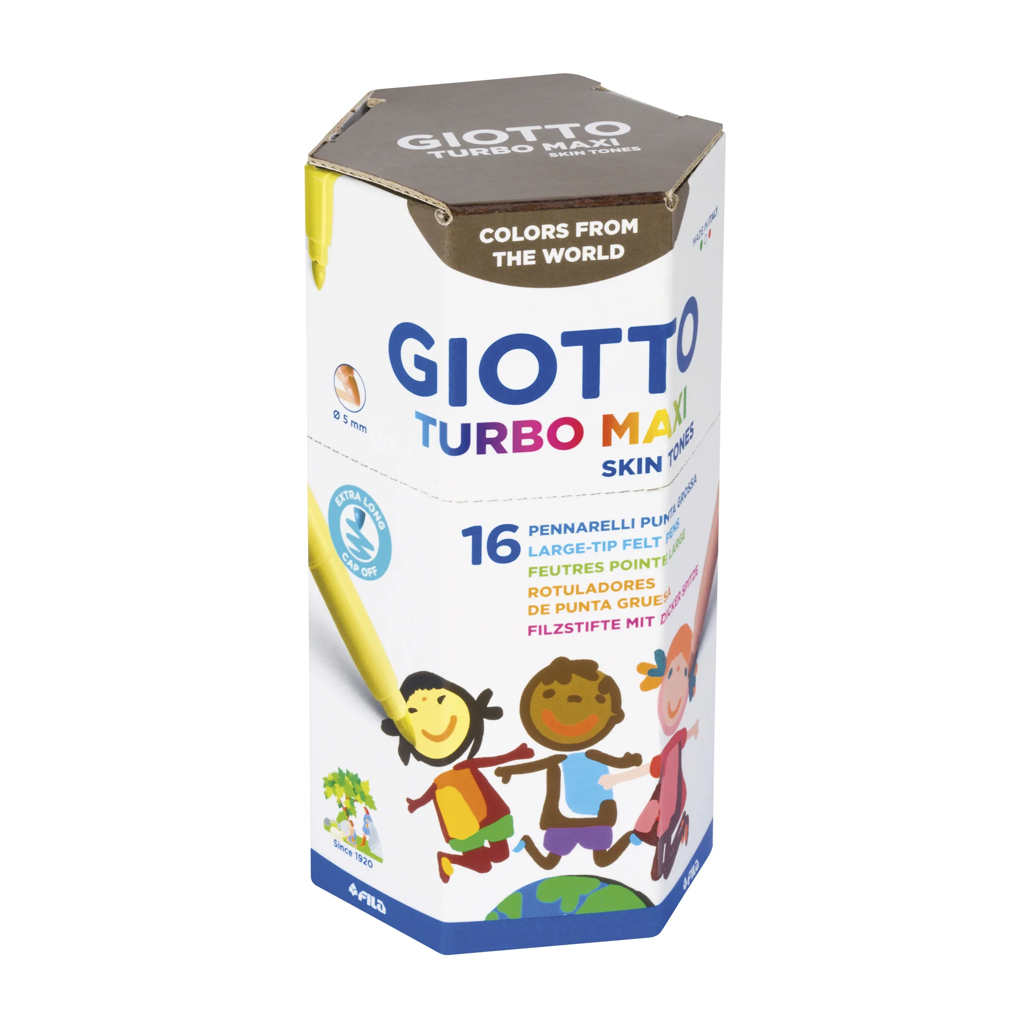 Buntstifte, 16 Stück, Groß-Tip, Hauttöne, Kinderzeichnung