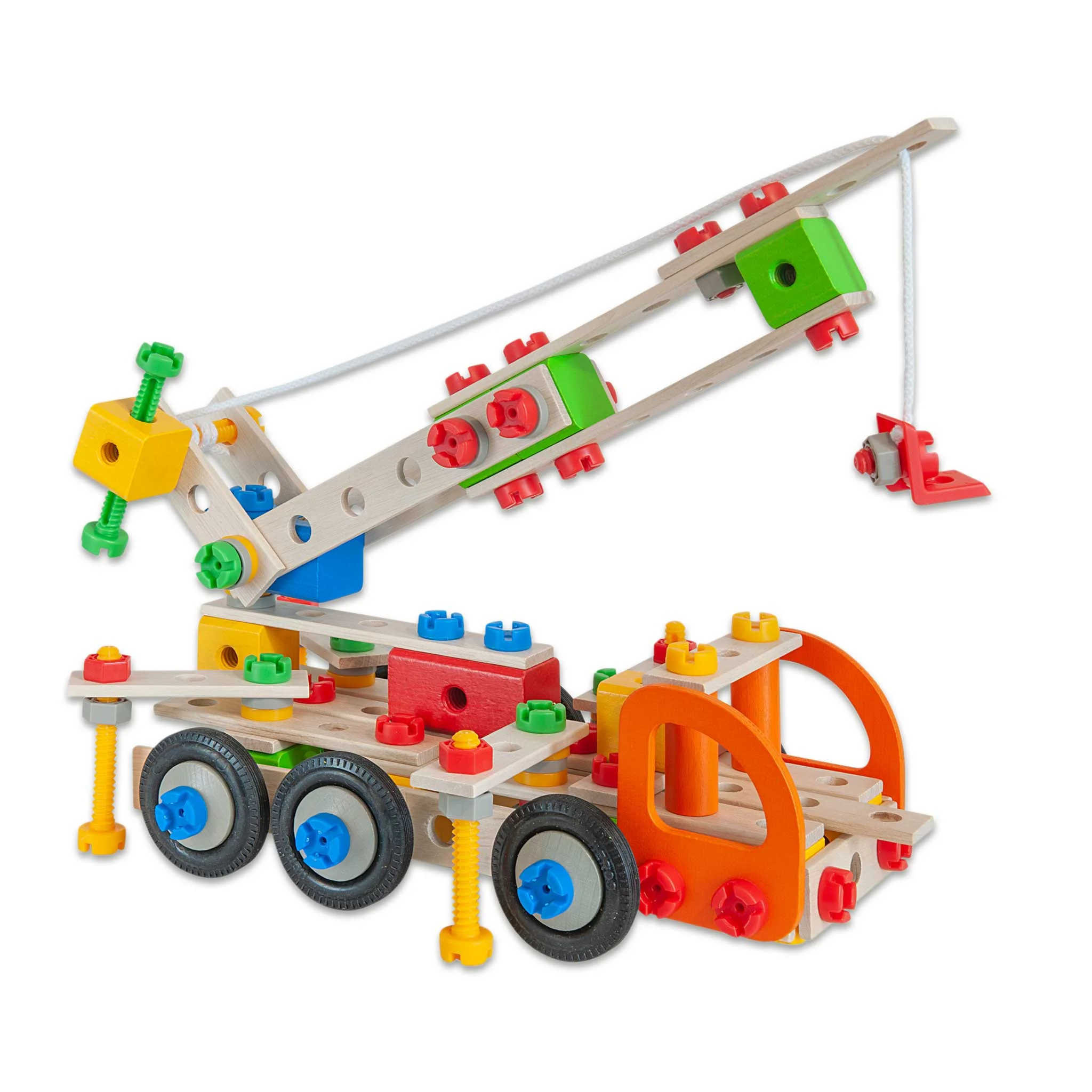 Konstruktionsspielzeug, Bauklotz, Holzbaukasten, Kettenreaktion, Mechanikmodell