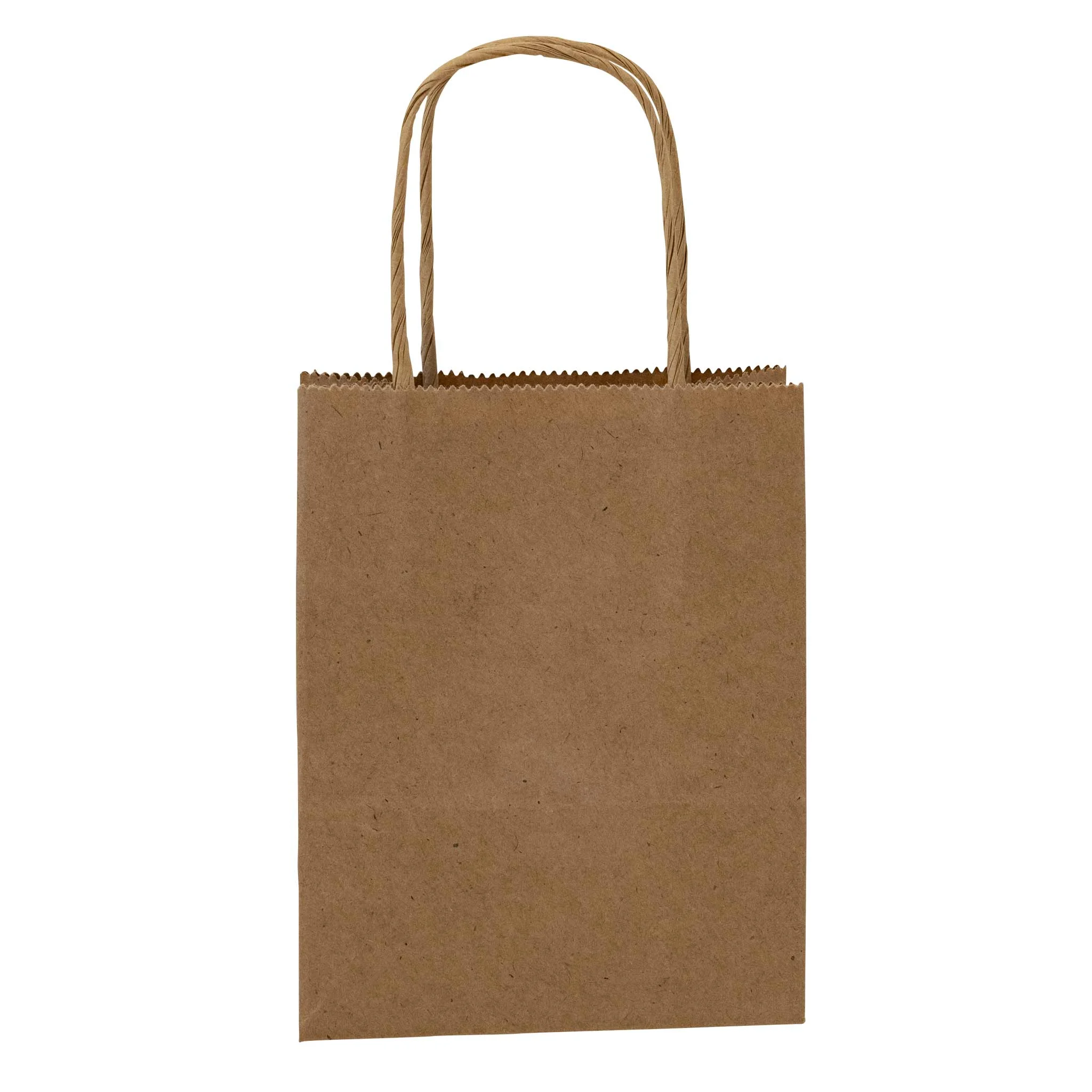 Papiertragetasche, Krafttasche, braune Tasche, Einkaufstasche, gedrehter Henkel