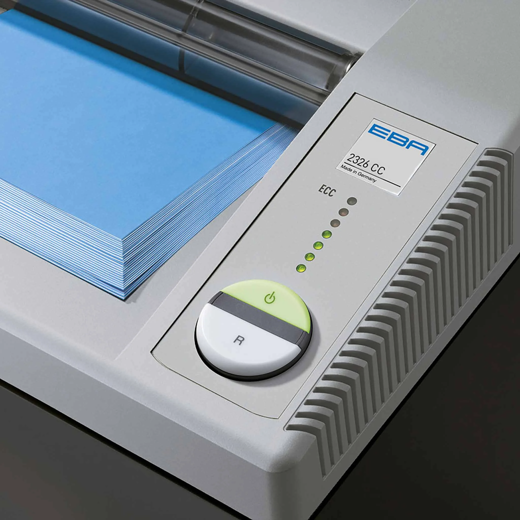 Drucker, Blättereinzug, Kunststoff, Bedienknopf, LED-Anzeige
